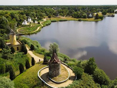 Luftbild Internationales Mühlenmuseum Gifhorn