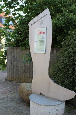 Karl Soehle - Station auf dem Themenpfad Schusterstiefel in Wittingen